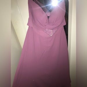 Lilac color size med strapless dress from Vici. Never worn. A-line silhouette